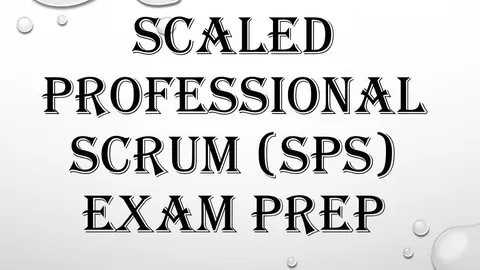 Practice Tests that will help you prepare for the Scaled Scrum Certification Exam.