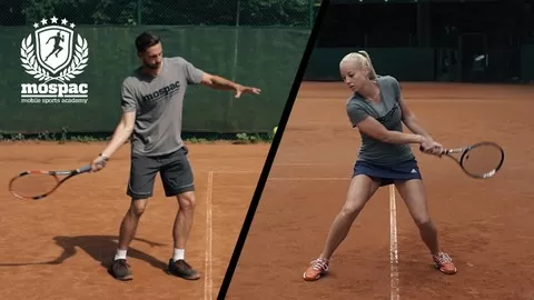 Learning and teaching videos for a correct and precise Tennis technique / SPECIAL 3 different points of view of each hit
