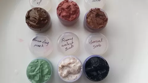 How to make varieties of facial and body scrubs ( skin care course)