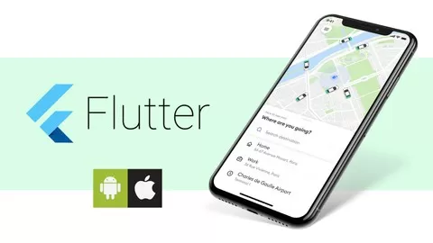 Learn advanced Flutter concepts by building a functional Uber Clone app using Firebase & Flutter (Android & iOS)