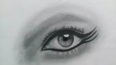Complete fundamentals of drawing+how to draw /shade a realistic eye step by step easy