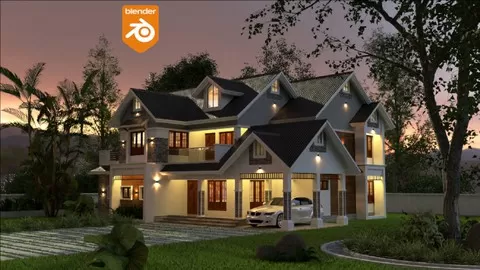 Learn how to create Stunning 3D Architectural Designs in Blender 2.8 series