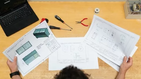 Learn Complete Engineering Design Process - From Technical Paper Drawing to Computer Aided Design
