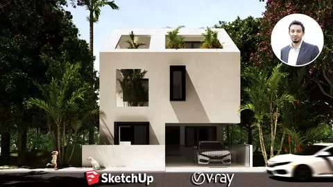 Learn the practical skills & techniques required to create a Modern Home with Sketchup