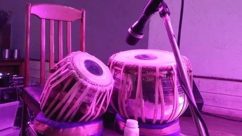 Tabla A Traditonal Indian Percusision Drums. Play Tabla With Song And Play Taals