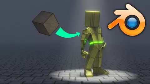 Model your first Low Poly Character in Blender !