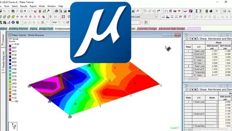 Learn to design structures using the software STAAD Pro from Bentley Systems