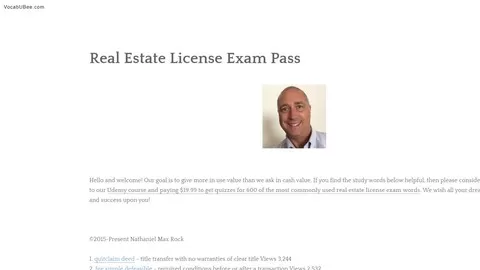 Real Estate License Exam Last Minute Study Guide to Make The Most Of Your Last Minute Studying For Your Real Estate Lice