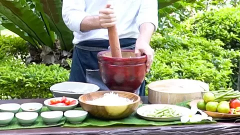 Traditional Thai cooking