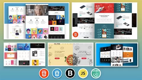 Build The Most Creative Website Design using all the Modern Technologies - HTML 5 CSS3 Bootstrap 5 JavaScript & JQuery