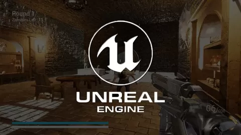Learn Blueprints (Visual C++) in Unreal Engine 4 through making a first person shooter game. (ENROLL!)