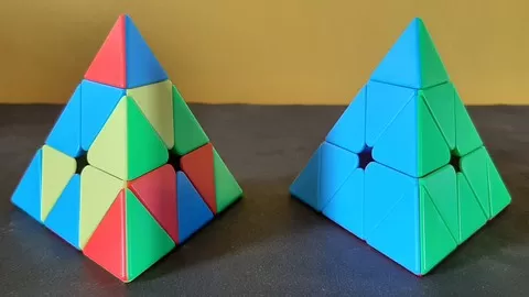 You can solve Pyramid cube in 5 Simple steps from any Random Scramble.