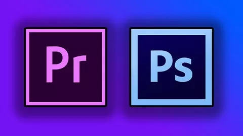 Combo Course of Adobe Premiere Pro CC and Adobe Photoshop CC for Learning Video Editing and Graphics Design