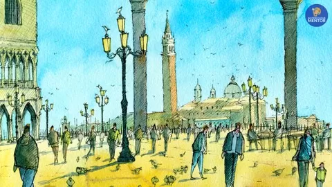 Learn how to draw and paint beautiful Venice landscapes