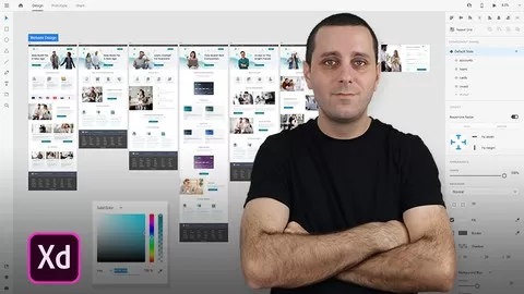 The most complete course to get started in UI / UX design using Adobe Xd