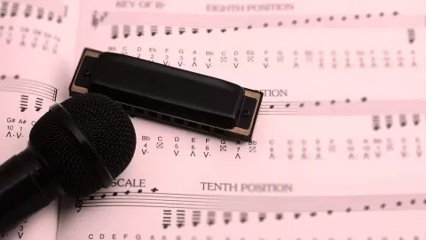 Pick up the harmonica and play music immediately with guitar