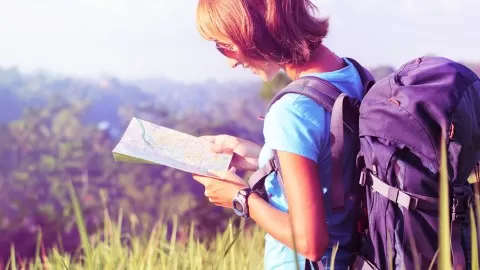 Practical ways to find your way across the terrain using only a map and a compass to guide you.