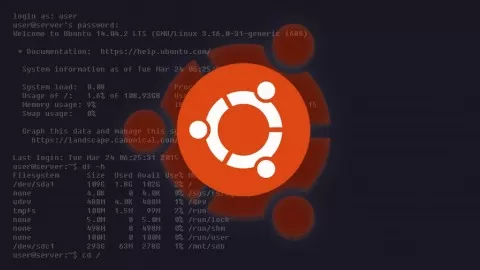 Learn Ubuntu Server administration in 3 days with this step-by-step course for beginners.