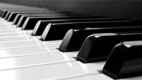 Play piano or keyboard today both hands together. No prior ability to read music. Entire pieces from the first lessons.