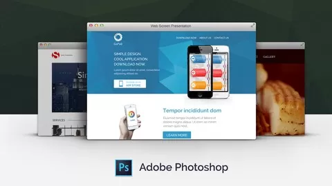A step-by-step guide on designing web home pages in photoshop and building a business as a web designer. No coding.