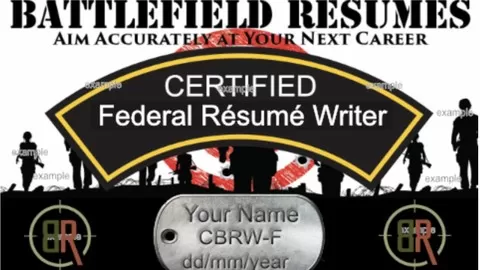 Helping Career Counselors write Federal Resumes for Veterans.