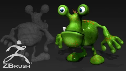 Step by Step workflow for creating game ready 3D toon characters in zBrush.