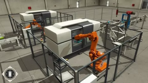 Interactive 3D platform to build and simulate Industrial Automation system