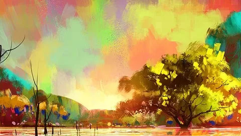 Make beautiful landscape art right from your computer