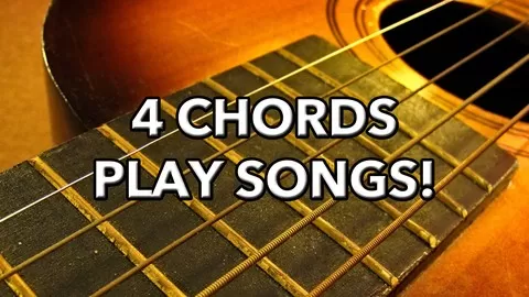 Learning guitar doesn't have to be difficult! Tons of songs use the same 4 chords. Master them and start playing today!