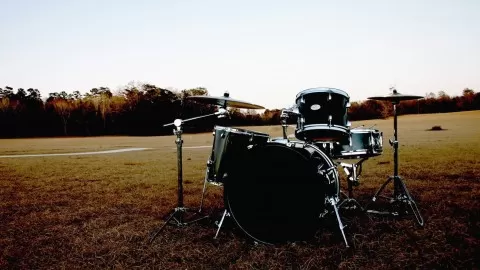Playing the drums is fun and easy!