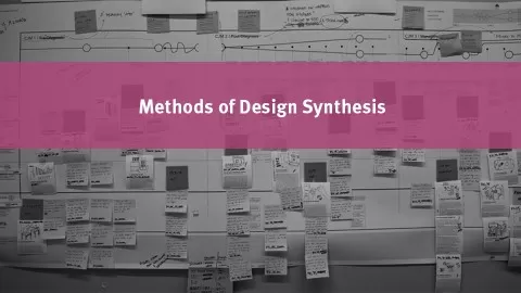 Theory and methods for synthesizing design thinking research data to identify innovations and new product features.