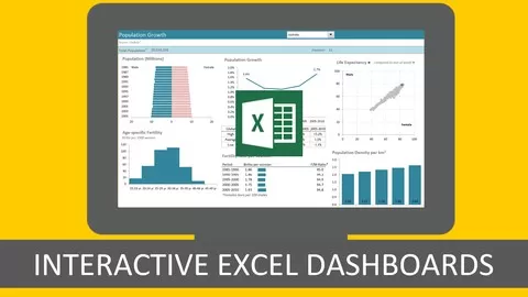 Learn how to create amazing interactive Excel Dashboards that will wow your boss & take your career to the next level. Lifetime access with no subscription on Udemy.