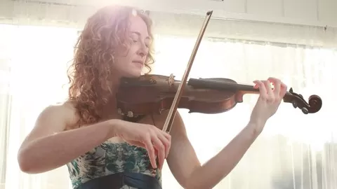 A system for taking violin