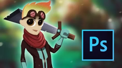 Learn how to design and animate a character in Photoshop that can stand up as professional work