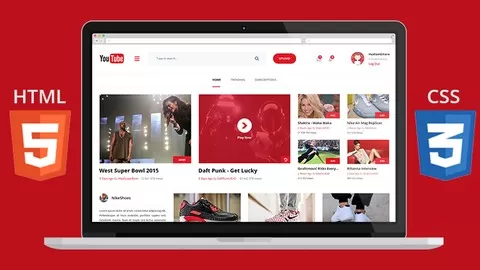 Learn How To Build a Modern YouTube Homepage From Scratch Using HTML5