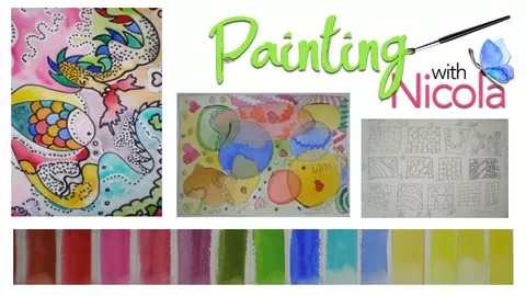Let you inner child come out to play and help stay in the moment & have fun with paints