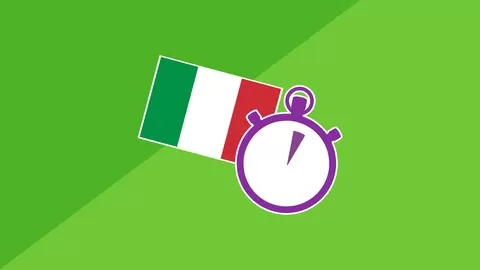Learn to speak Italian you can use in everyday real-world situations - all in just 3-minute chunks!