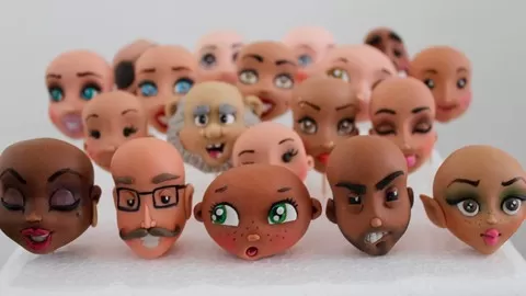 A guide to creating perfect faces for cake decorators and sculptors
