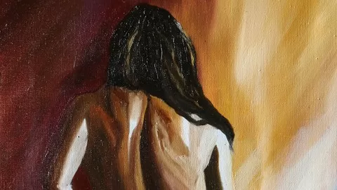 Sketching and Painting the art form called Female nude figure!