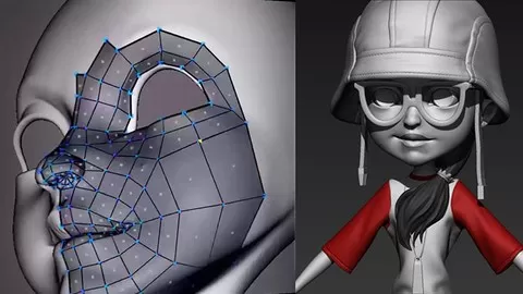Step By Step Guide to Retopology your Zbrush character sculpt In Topogun and Maya