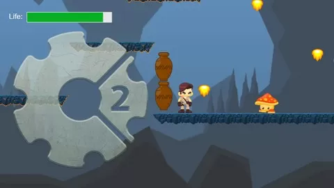 Complete walkthrough of a Platform game using the Construct 2 platform. Follow along as you take the course and learn.