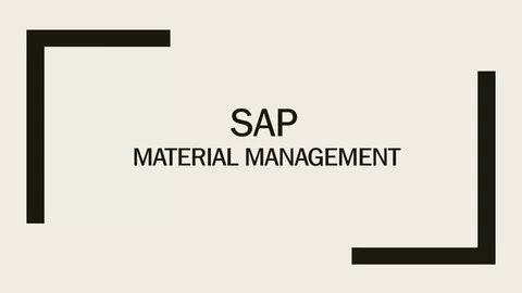 SAP Material Management Practice Test / Interview Questions / Certification Associate Level