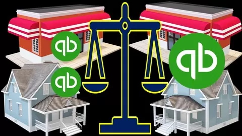 Practice problem format comparing two methods to enter business and personal data in QuickBooks Desktop Pro 2019