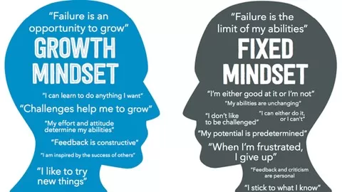 Having a growth mindset means that you can always learn and improve. You just need to believe it is possible!