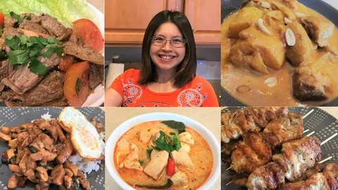 This class will teach you have to cook several iconic Thai dishes and prepare unique Thai ingredients.