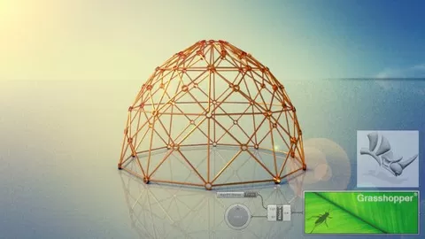 how to create a wireframe structure using Grasshopper for Rhino 3D