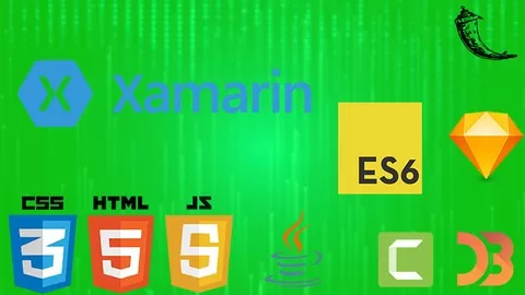 Learn from the basics of ES6 & Xamarin and be pro in both browser-based coding and mobile programming!