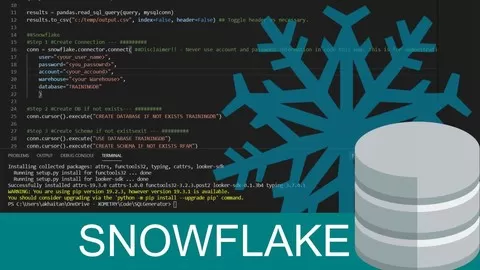 Snowflake Cloud Datawarehouse-Fast Track