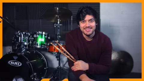 Learn to play the drum set with this step-by step beginners course! Everything you need to be a pro at drums is here!