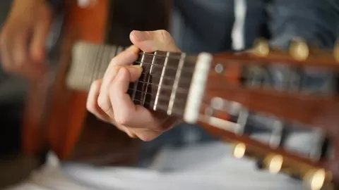 EVERYTHING you need to play songs quickly with expert guitar instruction from a college professor and his handsome bud!